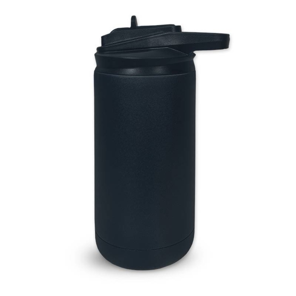 Maars Maker 12 oz Kids Sport Bottle Insulated Flip Top Tumbler Matte Navy